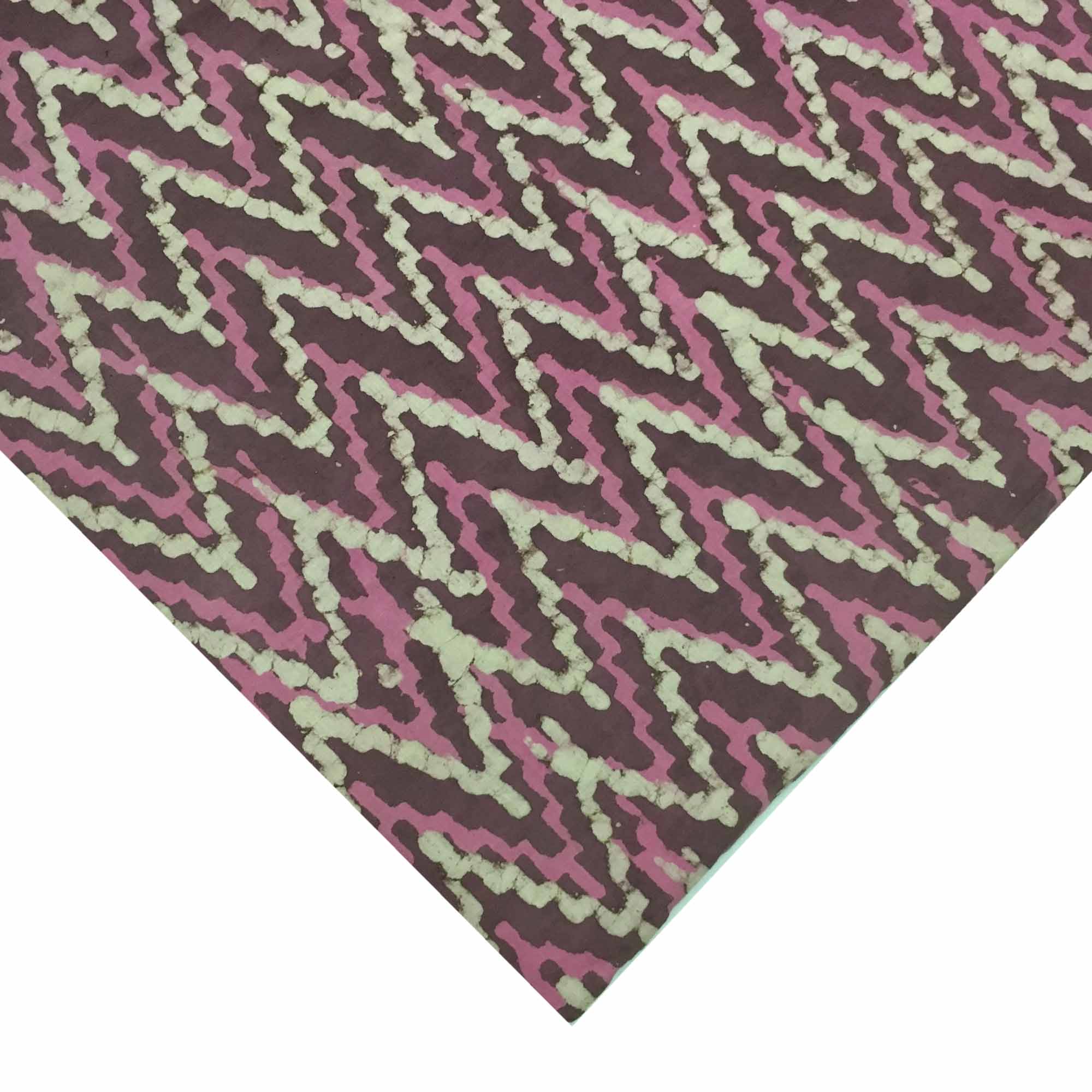 Natural cotton block printed fabric buy online