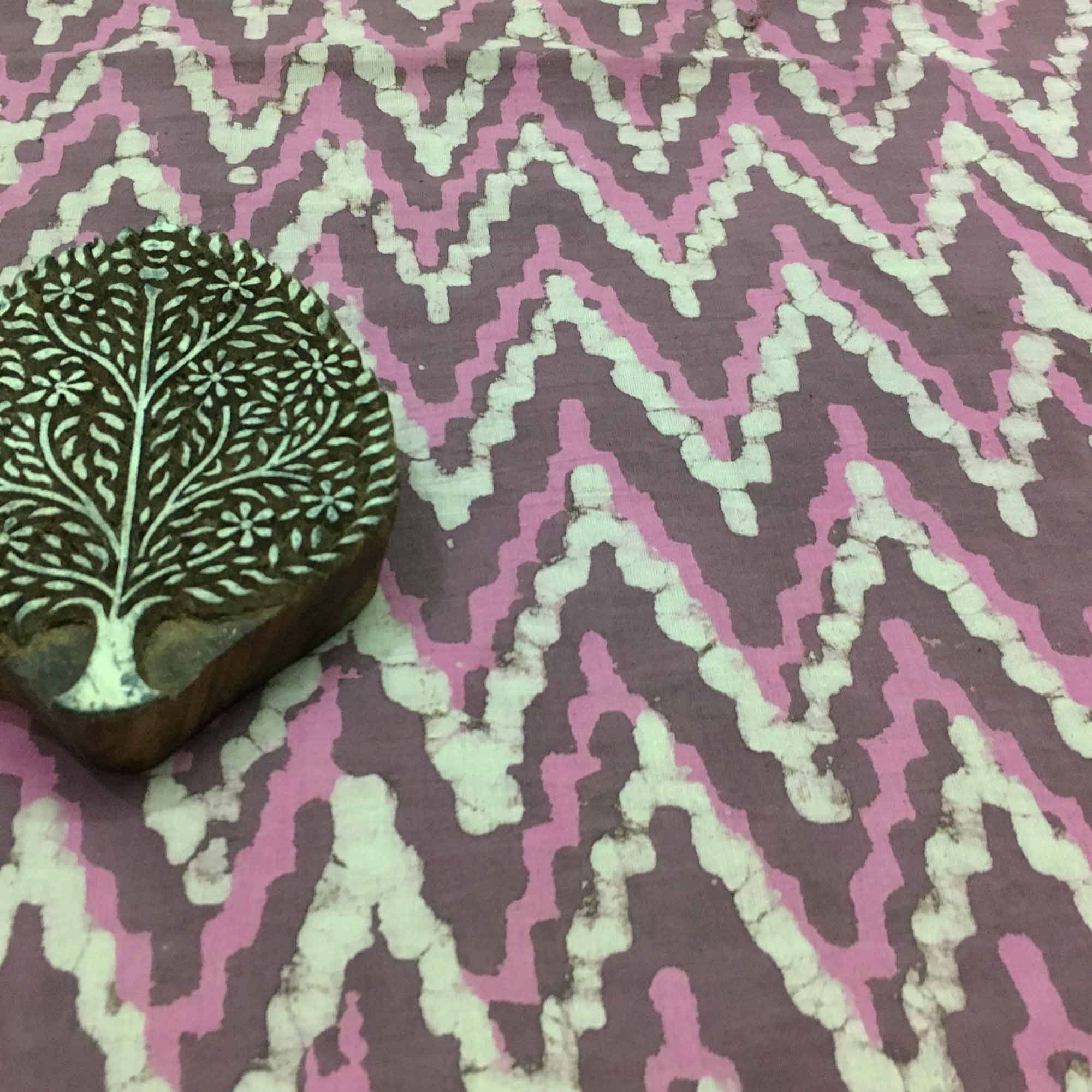 Block printed bagru fabric buy online