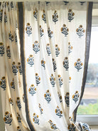 Hand Block Printed Organic Curtains