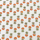 Tiny Marigold Linen Fabric By DesiCrafts