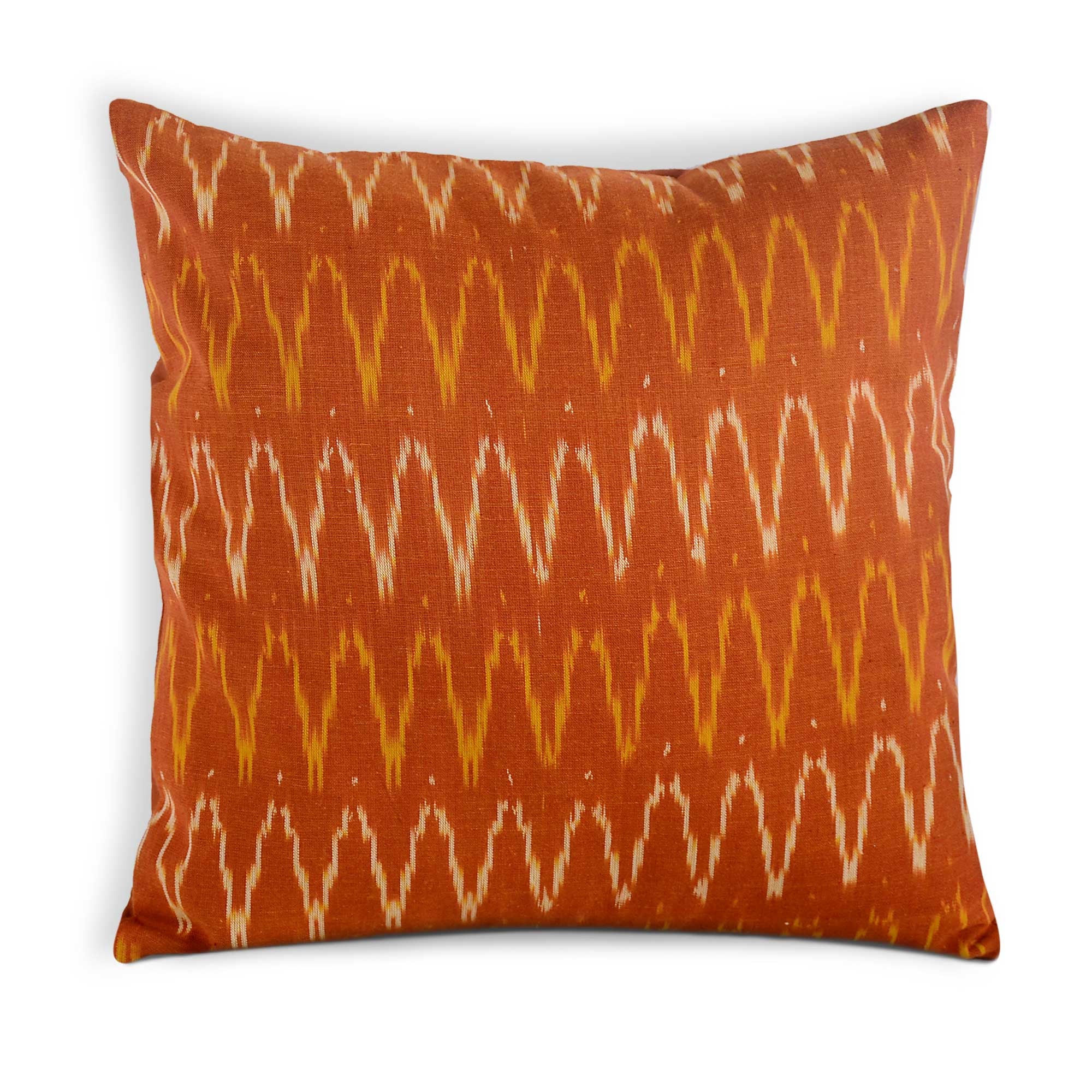 Handloom Ikat cotton pillow cover