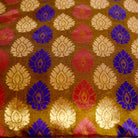 Pink and Olive Silk Cushion Cover Buy Online From India