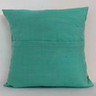 aqua and mint colorblock pillow cover buy online from india