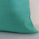 aqua and mint colorblock pillow cover buy online from india