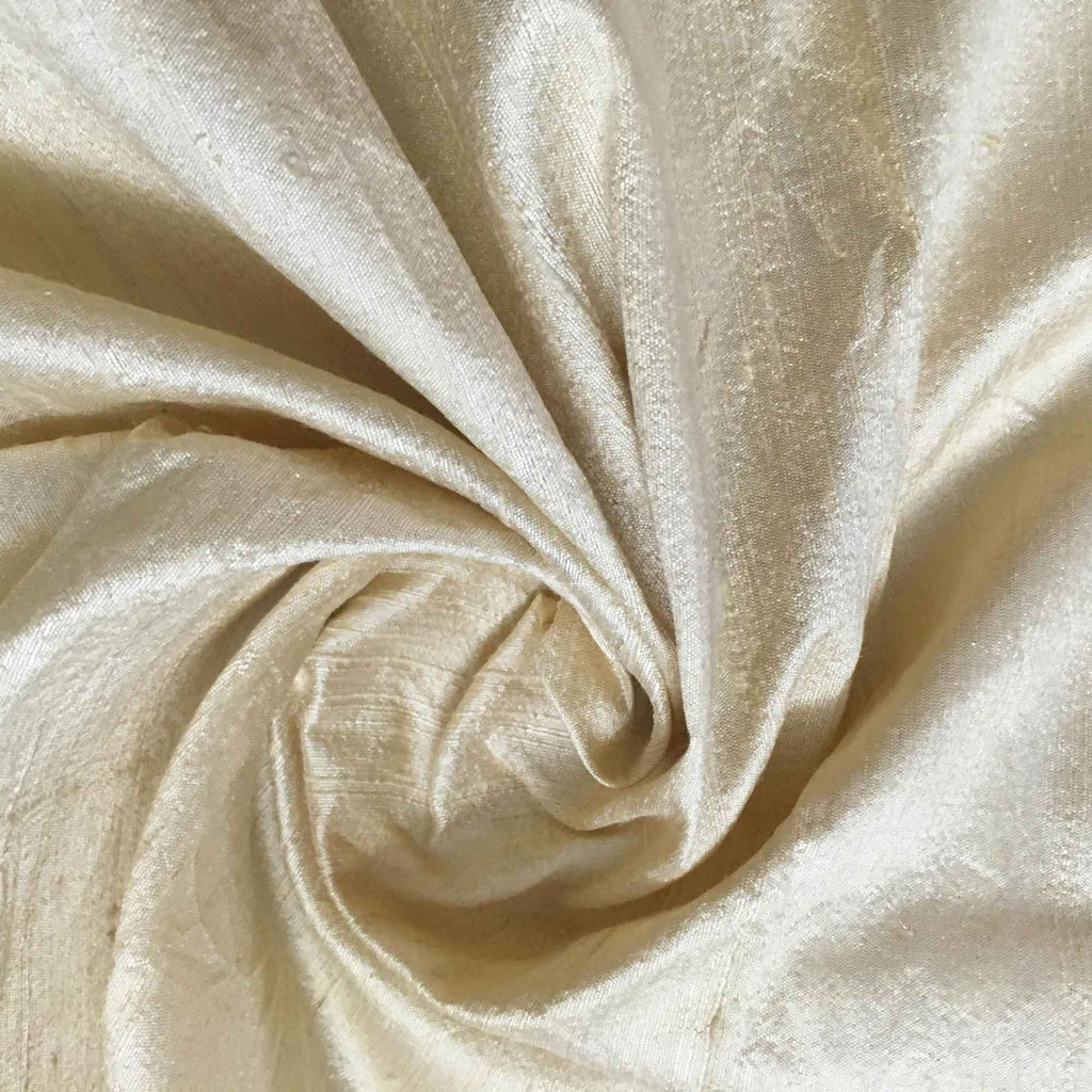 Champagne Raw Silk Fabric Buy Online