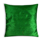 Emerald green silk pillow cover buy online from DesiCrafts