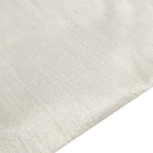 White raw silk fabric