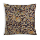 Mustard Kalamkari Cotton Pillow Cover Buy Online From DesiCrafts