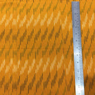 Turmeric Yellow Handloom Cotton Ikat Fabric