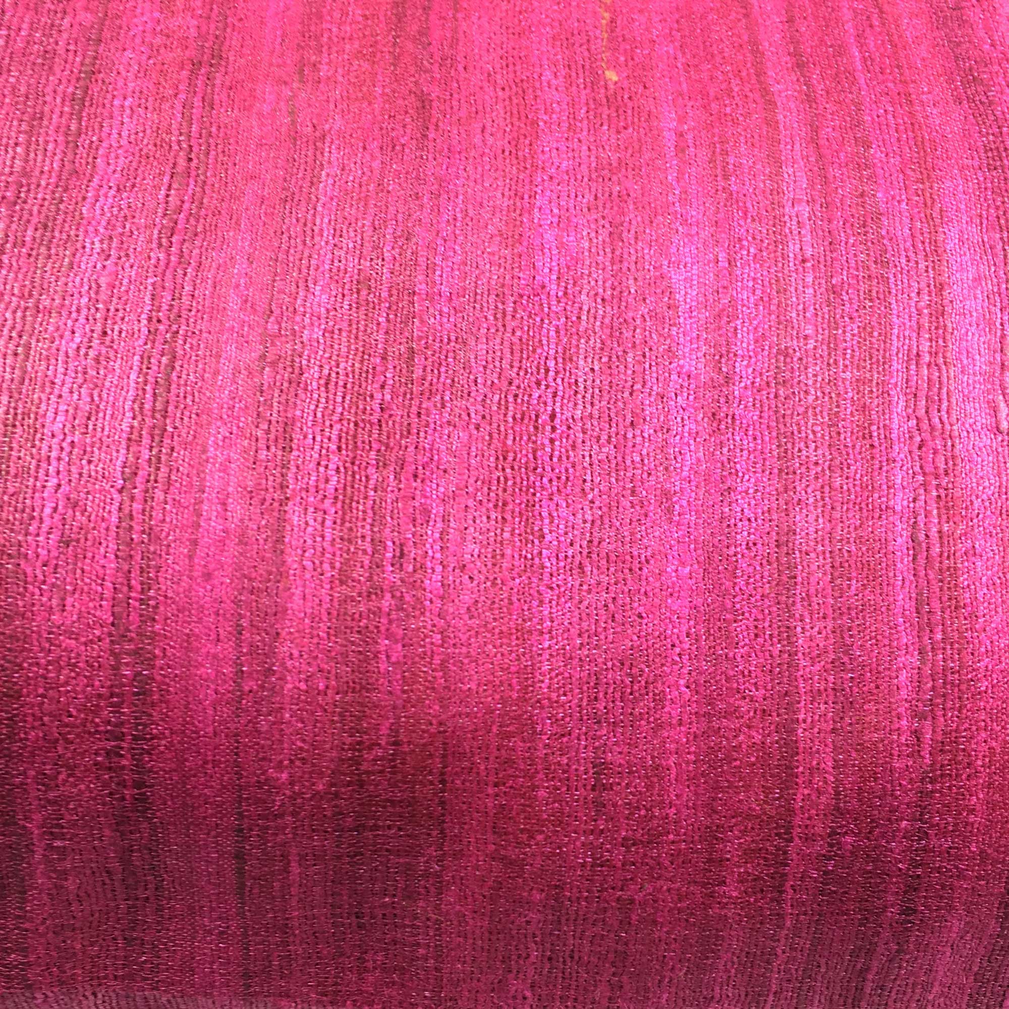 Solid magenta tussar silk lumbar pillow cover buy online