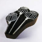 Poppy Pods Wooden Block Textile Printing Stamp 