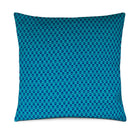 Teal and Navy cotton pillow cover buy online from DesiCrafts