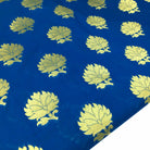 Handloom Woven Floral Banaras Silk Fabric