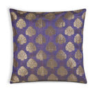 lavender and gold pillow cover